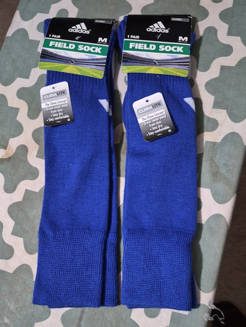 adidas Royal Blue Field Socks with Climalite - Men's